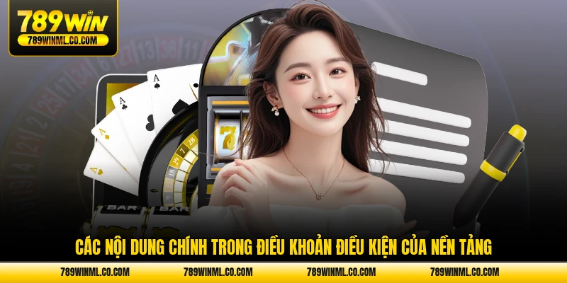 Các nội dung chính trong điều khoản điều kiện của nền tảng